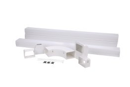 SPDCHN, 4in Fit/Chl Kit Wht